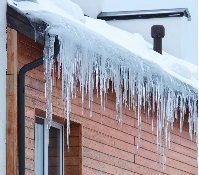 snow on roof