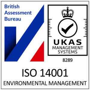 ISO 14001 certification artwork from the existing media library