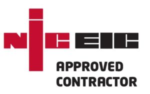 NICEIC accreditation artwork from the existing media library